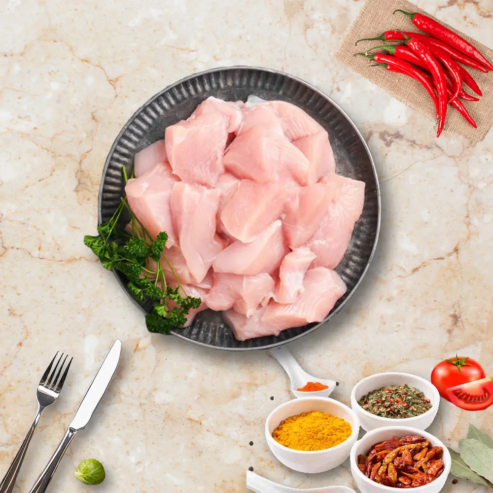 Chicken Boneless mini bytes idle for Pizza